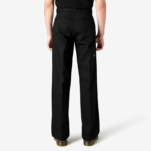 Dickies Men's Loose Fit Double Knee Work Pants – Durable Twill Utility Trousers for Construction & Warehouse