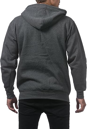 Pro Club Men's Full Zip,hoodie Hooded Sweatshirt (pack of 1)